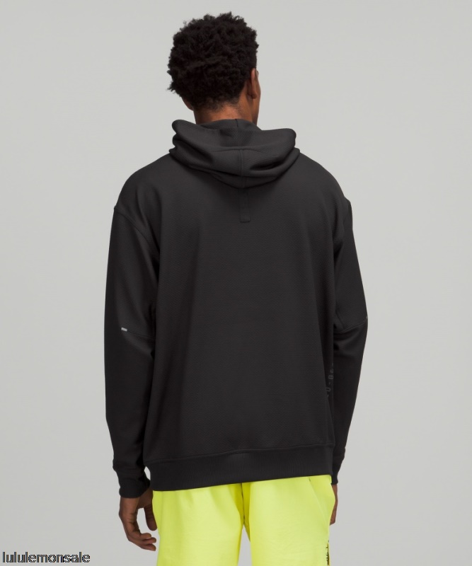 Lululemon Verkauf DELULU634 | Lululemon Deutschland Schwarzer Trainings-Hoodie Mit Entspannter Passform